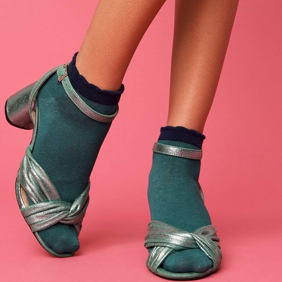 LELE SADOUGHI NWT AUTHENTIC MIDNIGHT FOREST SET OF 3 COUNTRY CLUB ANKLE SOCKS - Picture 2 of 5